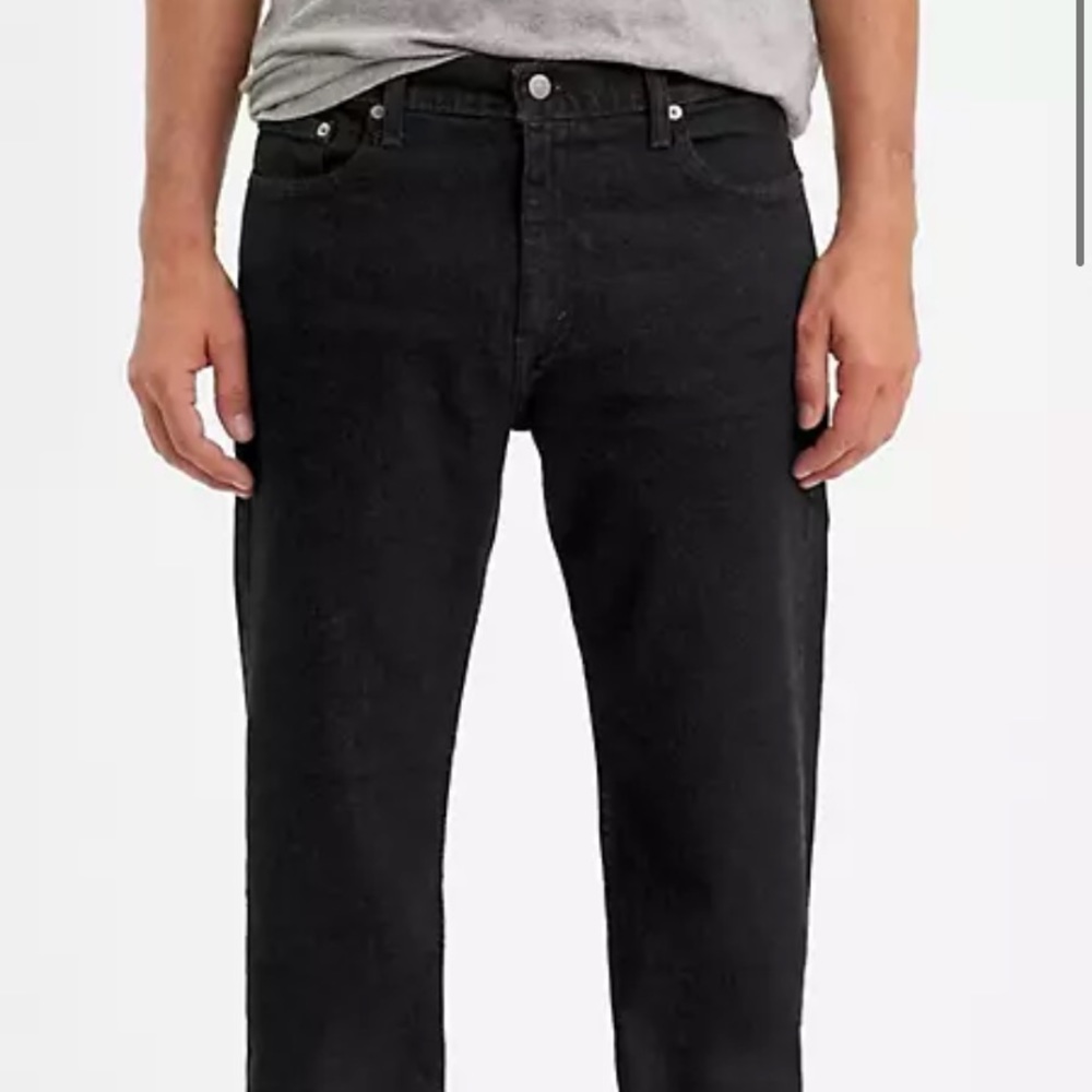 Men’s Levi 505 straight black jeans